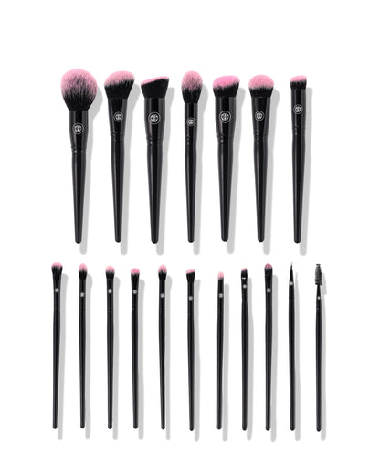 Smokey Glam 18 pc Face and Eye Brush Set