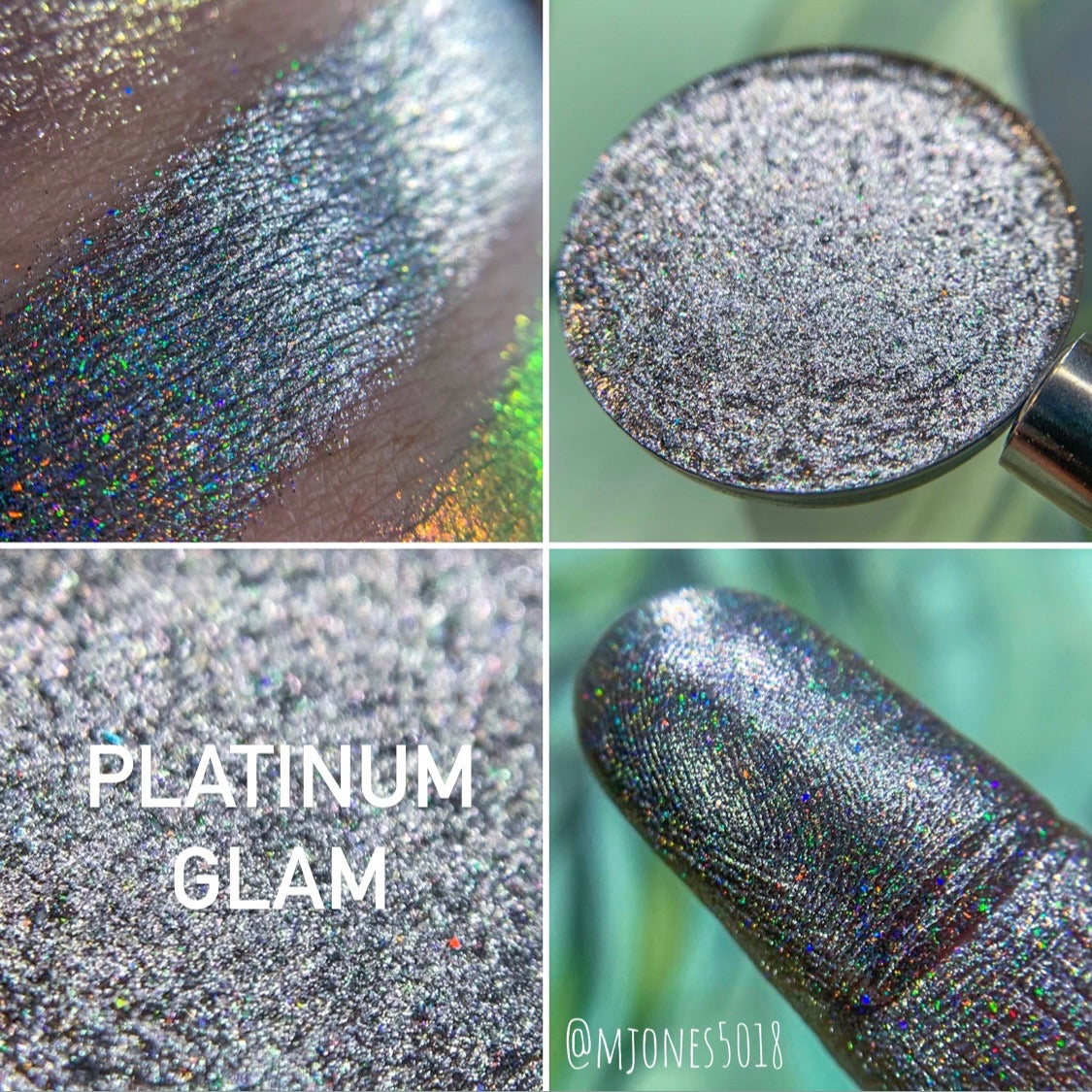 Platinum Glam Holographic Ultra Metallic Eyeshadow Single