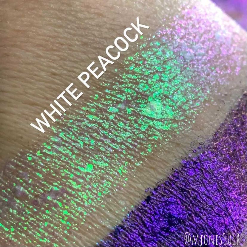 Metamorphosis Chrome Flake Gel- White Peacock